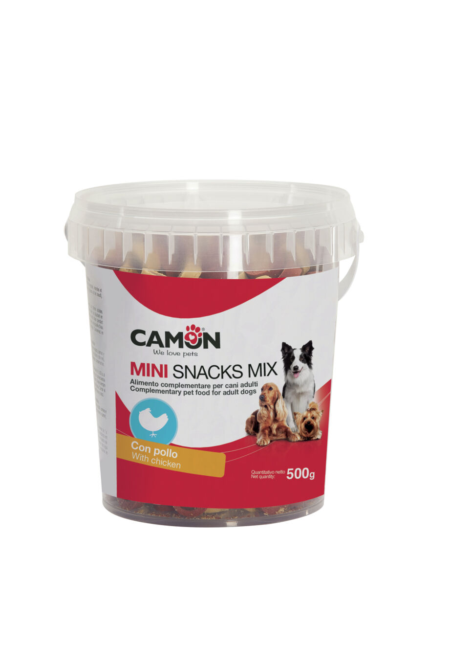 Camon - Friandises Mini Snacks Mix au Poulet pour Chiens - 500g Image num&eacute;ro 1