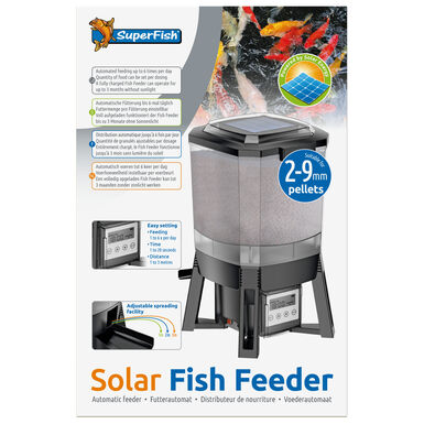 Superfish - Distributeur Automatique Solar Fish Feeder pour Bassin
