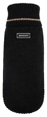 Wouapy - Pull Basic Noir pour Chien