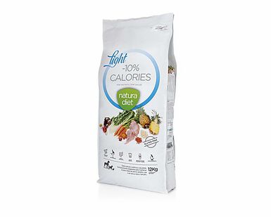 Natura Diet - Croquettes Light -10% Calories Dinde pour Chien
