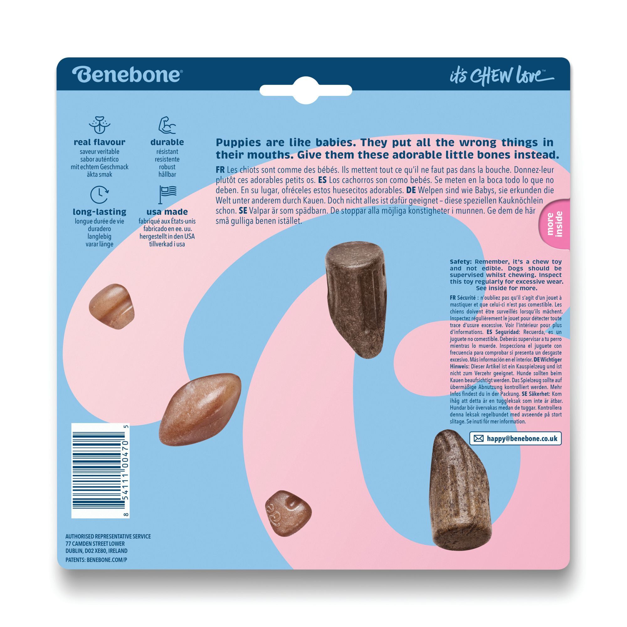 Benebone - Jouet Puppy Pack Maplestick-Zaggler Bacon Image num&eacute;ro 2