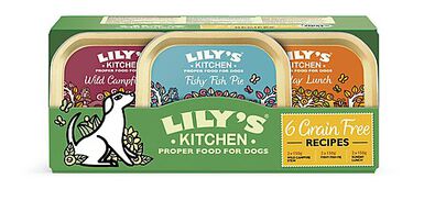 Lily's Kitchen - Multipack Barquettes Recettes sans céréales pour Chien - 6x150g