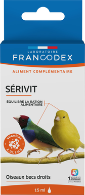 Francodex - Aliment Sérivit aux Vitamines et Oligo-éléments pour Bec Droit - 15ml