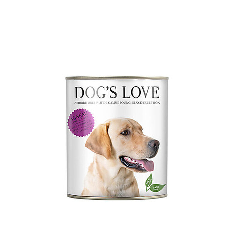 Dog's Love - Boite Menu Complet 100% Naturel à l'Agneau pour Chiens - 800g image number null