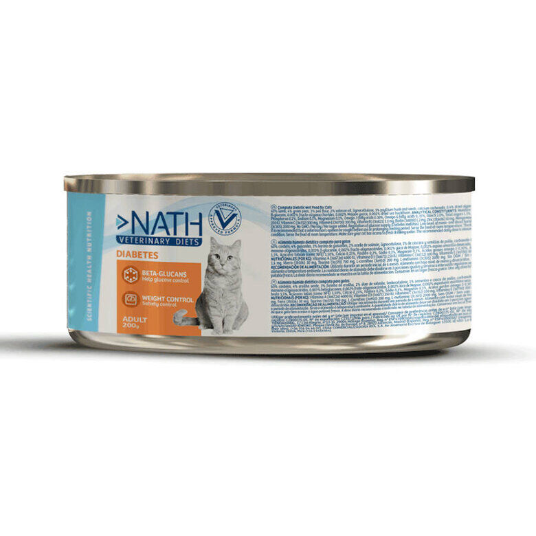 Nath Veterinary Diet - Aliment humide Diabetic pour Chat - 200G Image num&eacute;ro 1
