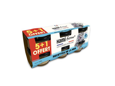 Hamiform - Recettes de la Mer Gourmandes aux Poissons - 6x80g
