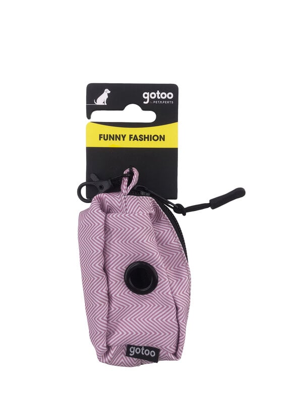 Gotoo - Sac à Sacs Chevron Rose pour Chien Image numéro 3 Gotoo - Sac à Sacs Chevron Rose pour Chien Image numéro 3