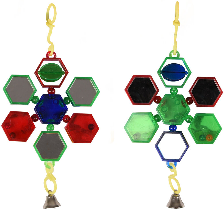 Flamingo - Jouet Perchoir Corde Miroir pour Grandes Perruches - 9x1,5x19,5cm Image numéro 1 Flamingo - Jouet Perchoir Corde Miroir pour Grandes Perruches - 9x1,5x19,5cm Image numéro 1