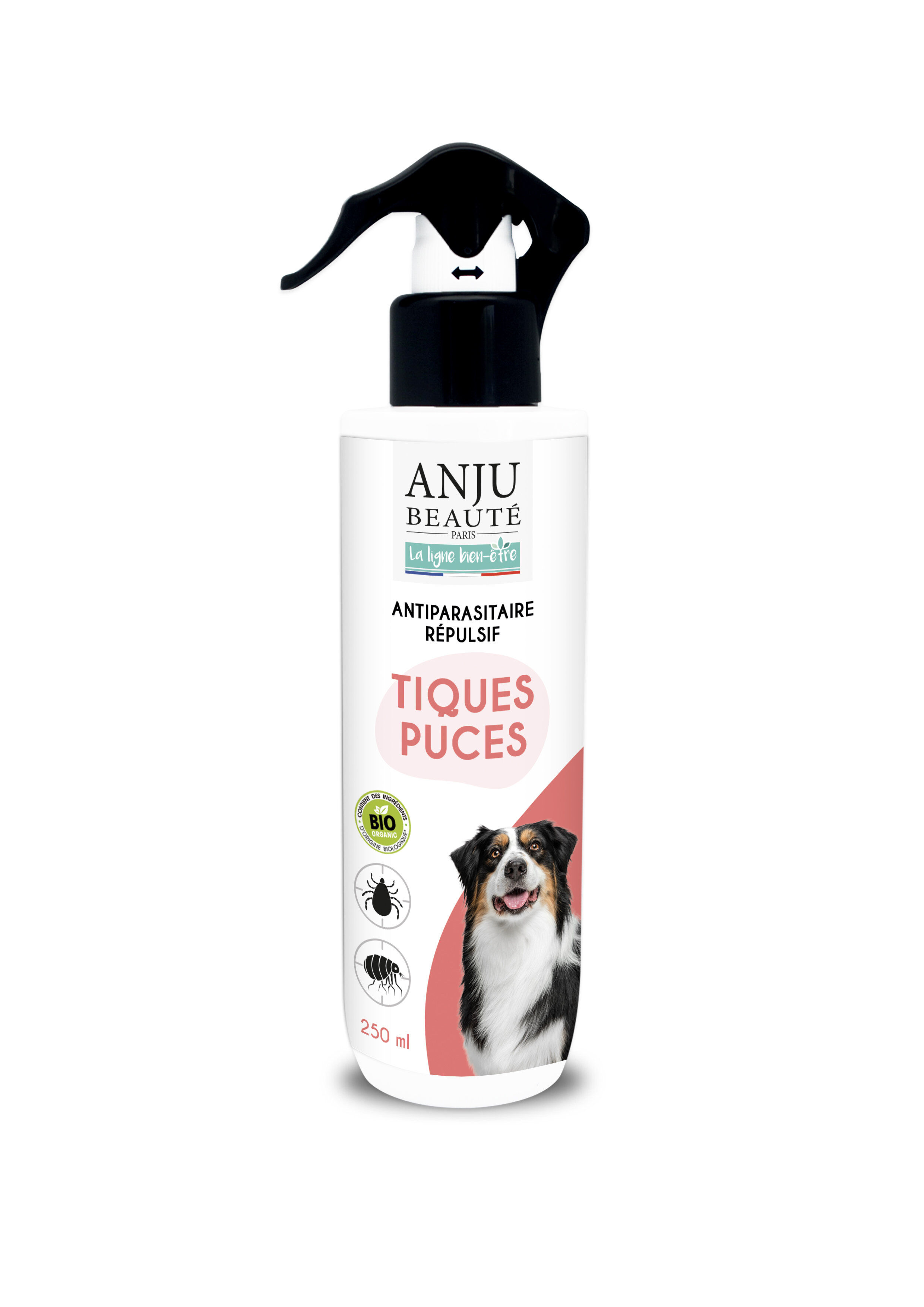 Anju Beaute - Lotion Antiparasitaire R&eacute;pulsive Chiens - 250ml Image num&eacute;ro 1