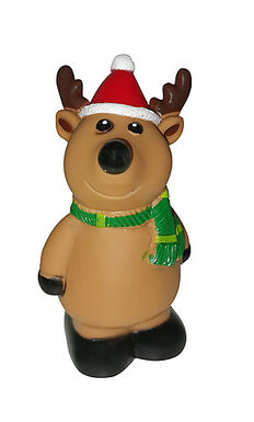 Christmas DOG TOY - Renne de Noël Vinyle pour Chien - 13cm