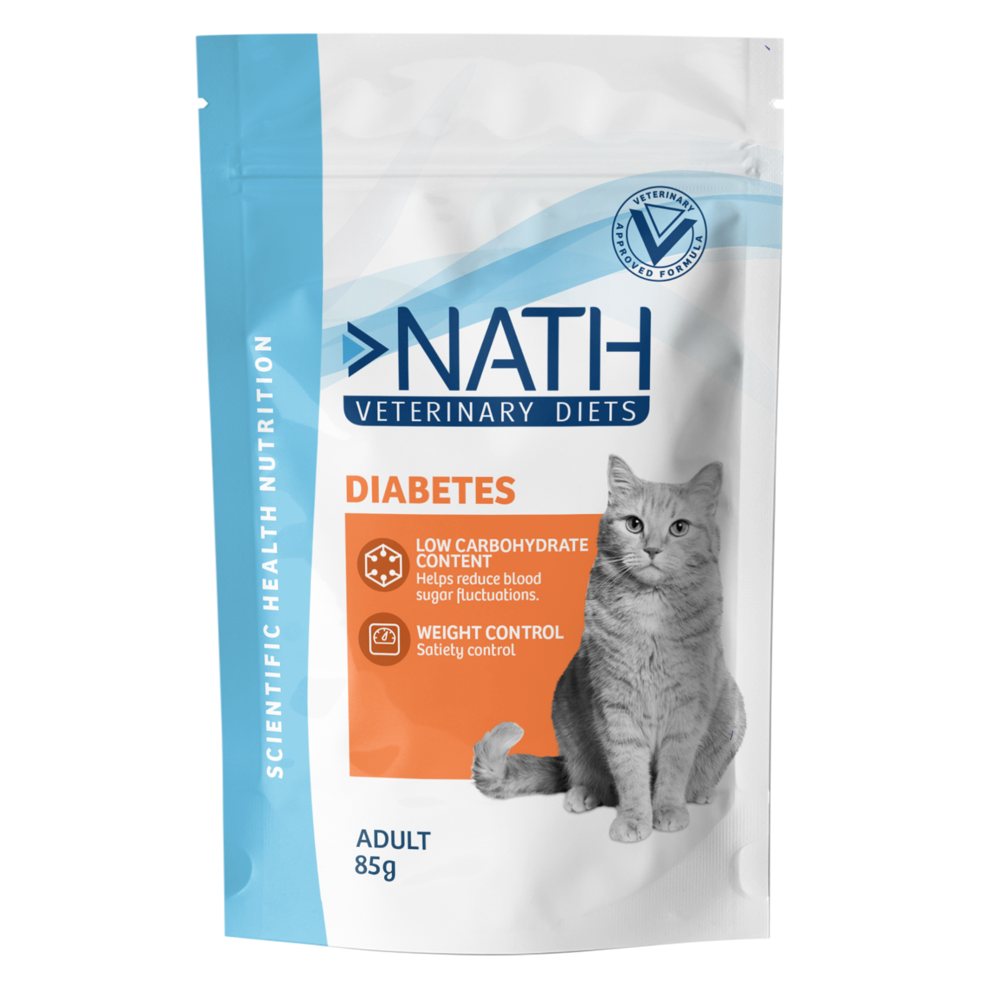 Nath - Sachet Humide Veterinary Diets pour Chat Adulte Diab&eacute;tique - 85g Image num&eacute;ro 1