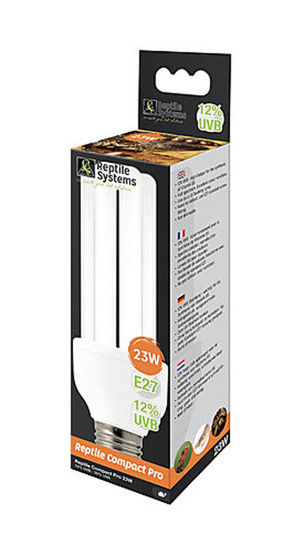 Reptile Systems - Lampe Compact Pro 12% UVB E27 pour Reptiles - 23W image number null