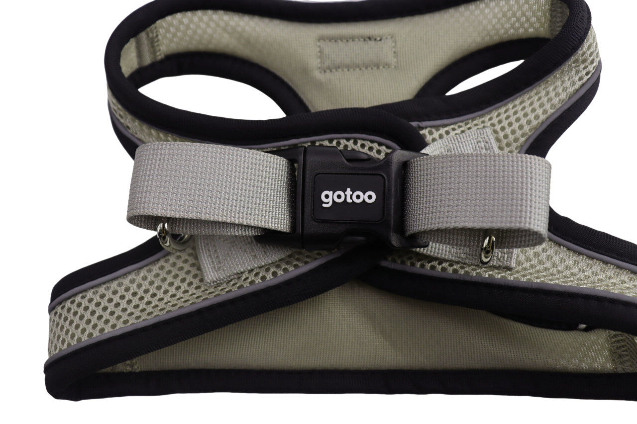 Gotoo - Harnais en Mesh Gris pour Chien - XS Image num&eacute;ro 3