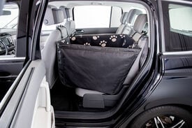 Trixie - Couverture pour sièges de voiture hauts rebords noir/beige - 05 x 145 m