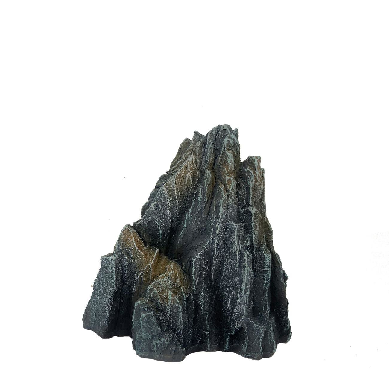 Aquadella - D&eacute;coration PATAGONIA S Anthracite pour Aquarium - 11x8x10,7cm Image num&eacute;ro 1