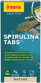 Sera - Pastilles V&eacute;g&eacute;tales Spirulina Tabs pour Poissons d'Ornement - x24