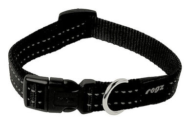 Rogz - Collier Utility Noir pour Chiens - 20/31x1,1cm