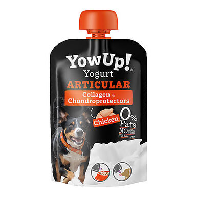 Yowup - Yaourt Articular Collagène & Chondroprotectors au Poulet pour Chiens - 115g