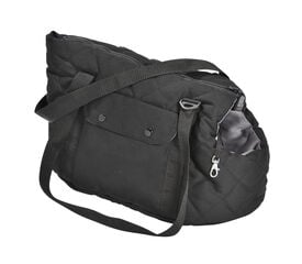 Bobby - Sac Promenade Bicolore Noir pour Chien Petit