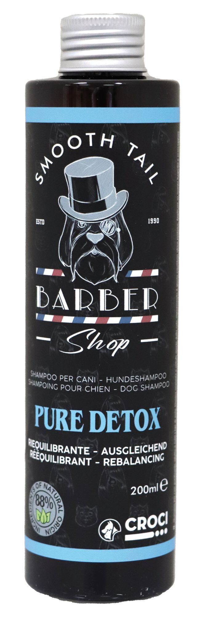 Croci - Shampoing BARBERSHOP Pure Detox R&eacute;&eacute;quilibrant pour Chien - 200ml Image num&eacute;ro 1