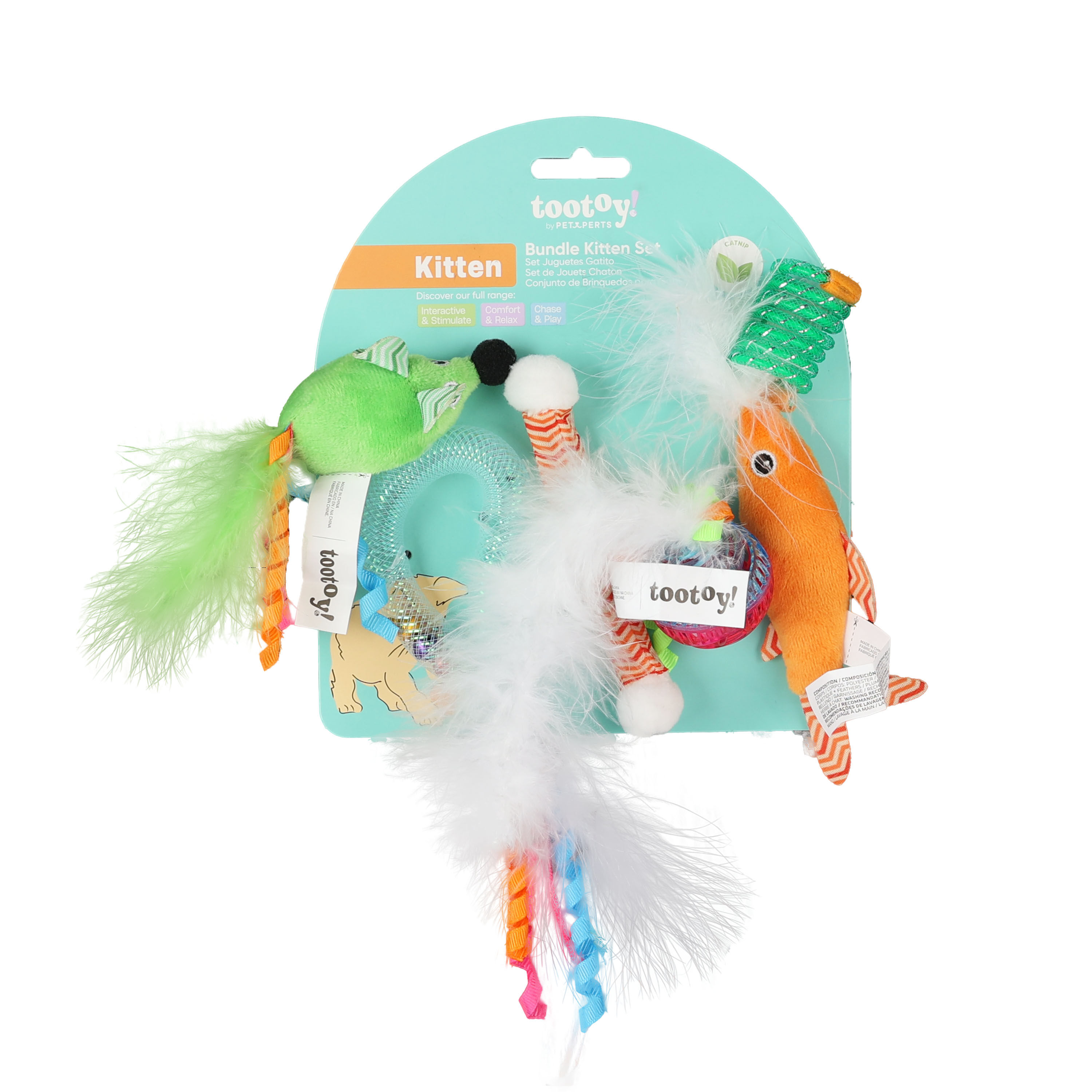 Tootoy! - Set de Jouets pour Chaton - x6 Image num&eacute;ro 1