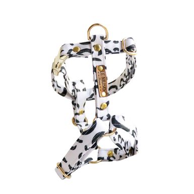 Le Muso - Harnais Oslo Blanc et Noir pour Chiens - XS