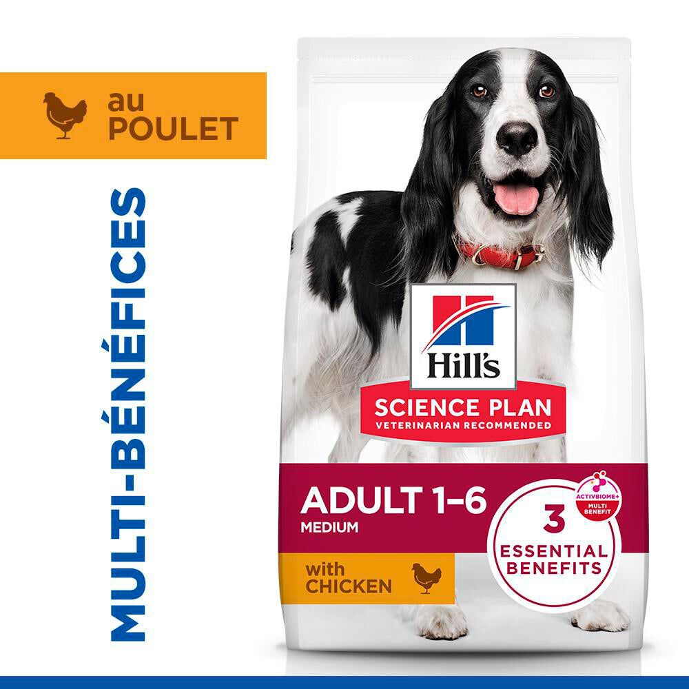Hill's Science Plan - Croquettes Adult  Medium Au Poulet pour Chiens -  2,5kg Image num&eacute;ro 2