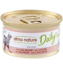 Almo Nature - Boîte Daily Menu en Mousse au Saumon pour Chat - 85g