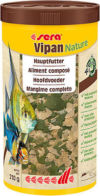 Sera - Aliment en Flocons Vipan Nature pour Poissons d'Ornement - 1L