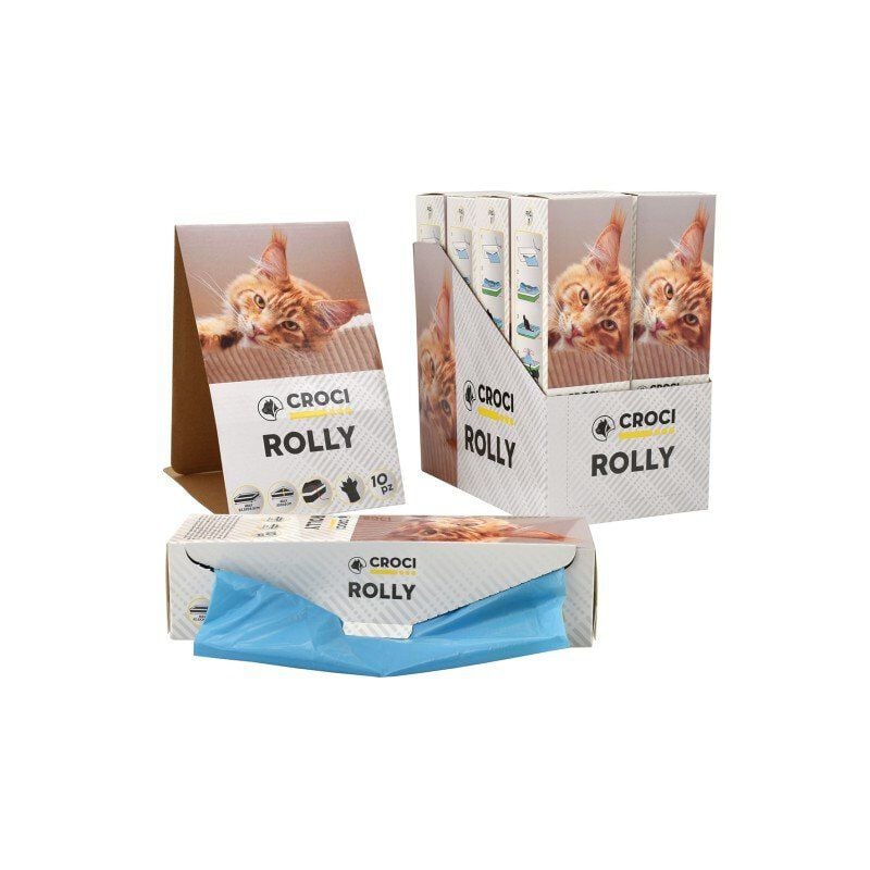 Croci - Sac &agrave; Liti&egrave;re Rolly Universel pour Chats - x10 Image num&eacute;ro 1