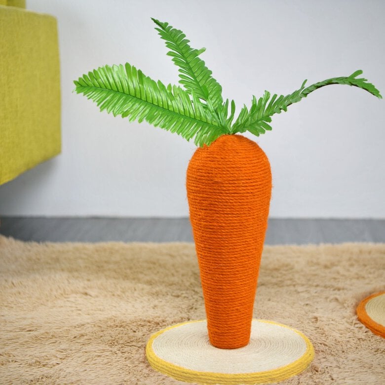 Animalis - Griffoir Carotte pour Chats - 30x30x46cm Image numéro 3 Animalis - Griffoir Carotte pour Chats - 30x30x46cm Image numéro 3