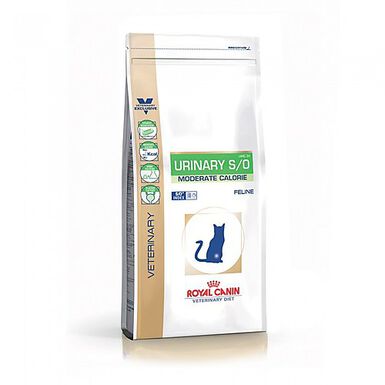 Royal Canin - Croquettes Veterinary Diet Urinary S/O Moderate Calorie pour Chat - 1,5Kg