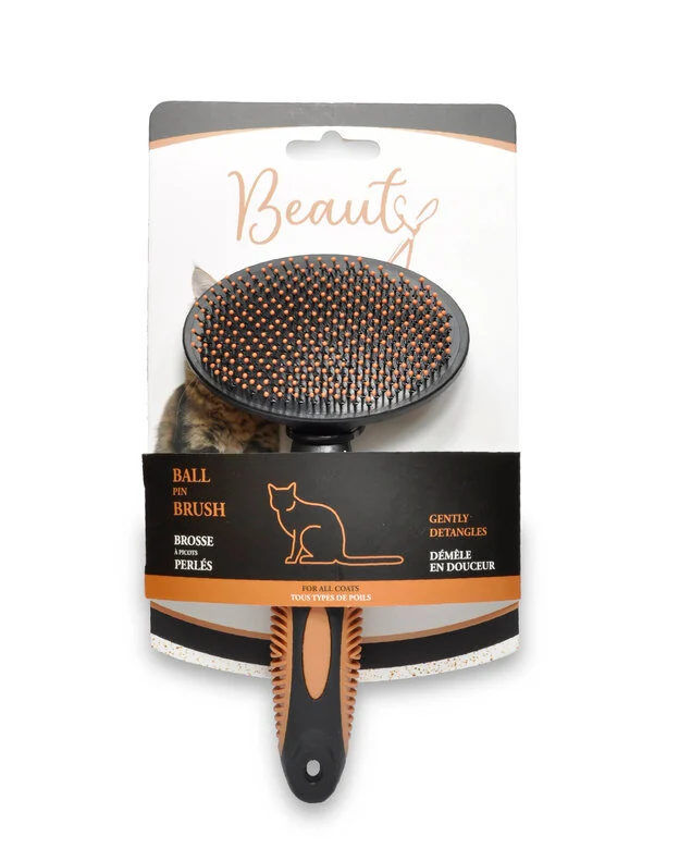 Beauty - Brosse à Picots Perlés pour Chat - 17,5cm Image numéro 1 Beauty - Brosse à Picots Perlés pour Chat - 17,5cm Image numéro 1