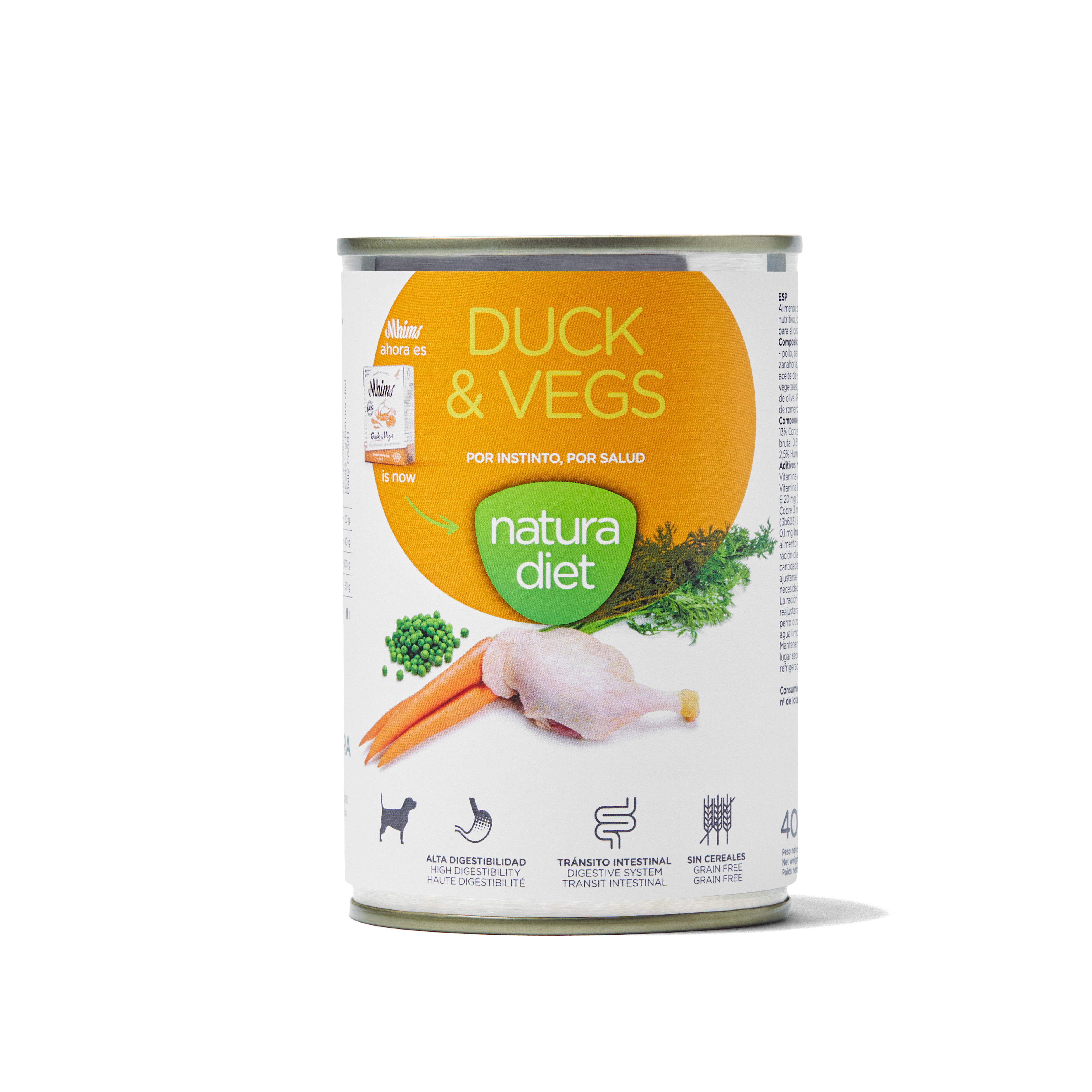 Natura Diet -  P&acirc;t&eacute;e au Canard pour Chiens - 400g Image num&eacute;ro 1