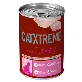 Catxtreme - Pâtée à la Dinde pour Chat Adulte - 400g