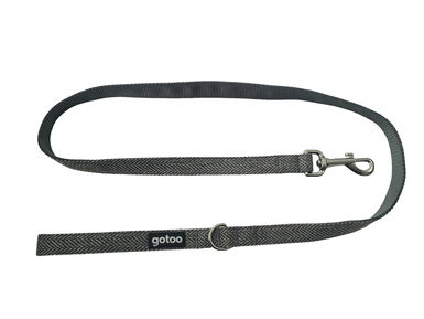 Gotoo - Laisse Chevron Gris pour Chien