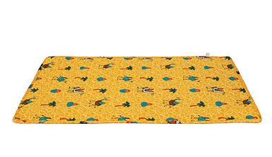 Summer Vibes - Tapis Imperméable Jaune pour Chiens - 29cm