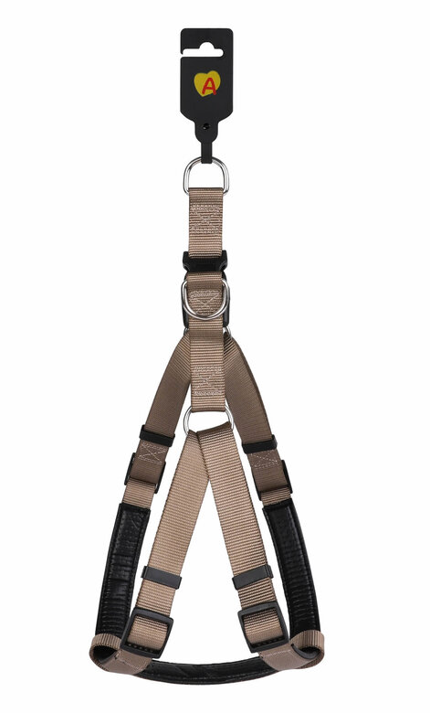 Animalis - Harnais Basic Confort Taupe pour Chien - T1 15mm et 45/57cm Image numéro 1 Animalis - Harnais Basic Confort Taupe pour Chien - T1 15mm et 45/57cm Image numéro 1