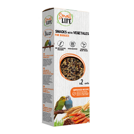 Small Life - Snacks aux L&eacute;gumes pour Perruches - 60g