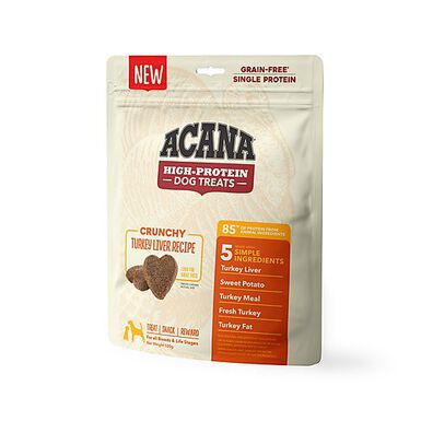 Acana - Friandises Crunchy au Foie et à la Dinde pour Chien - 100g