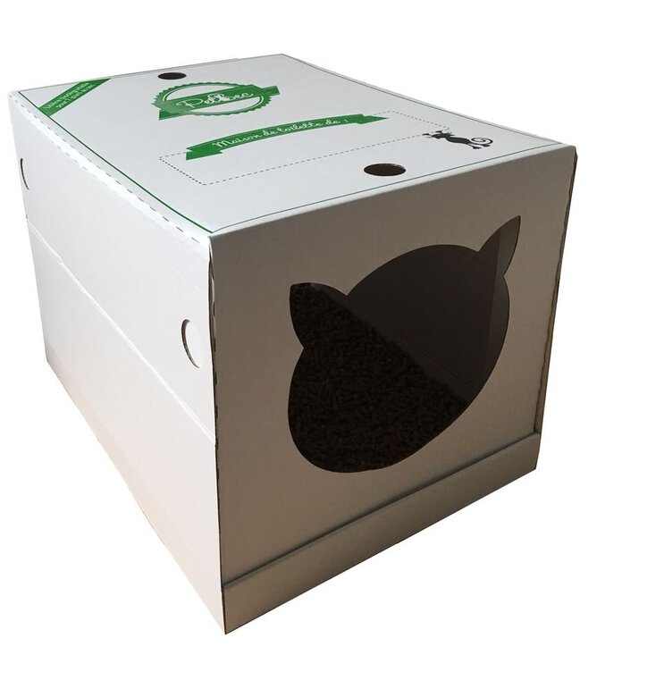 PetSec - Maison de Toilette Pliable Jetable et 100% Biodégradable pour Chats Image numéro 2 PetSec - Maison de Toilette Pliable Jetable et 100% Biodégradable pour Chats Image numéro 2