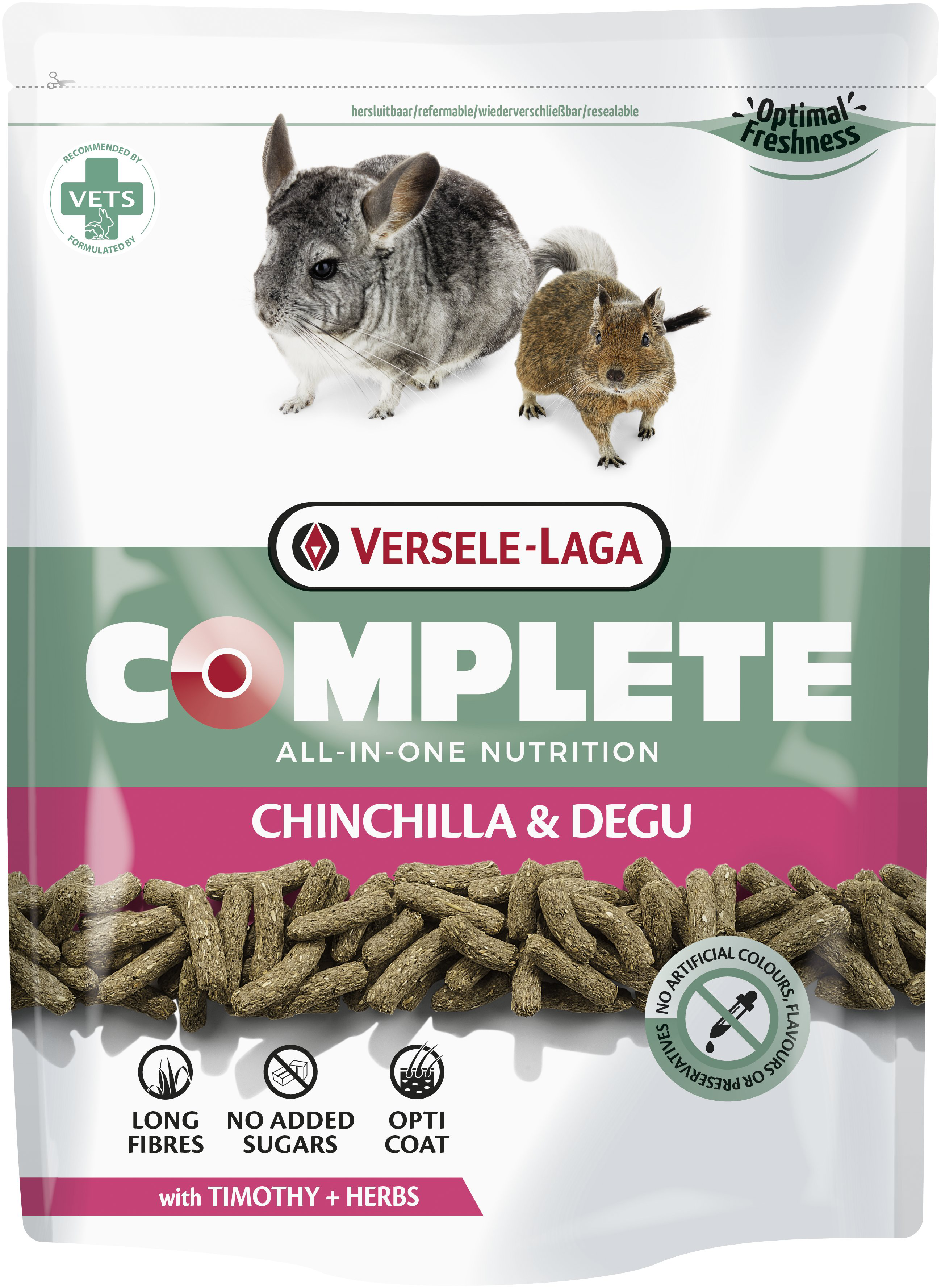 Versele Laga - Aliment Complete Chinchilla & Degu - 500g Image num&eacute;ro 1