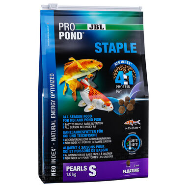 JBL - Aliment Propond Staple 4 Saisons Koï et Poissons de Bassin - 1Kg