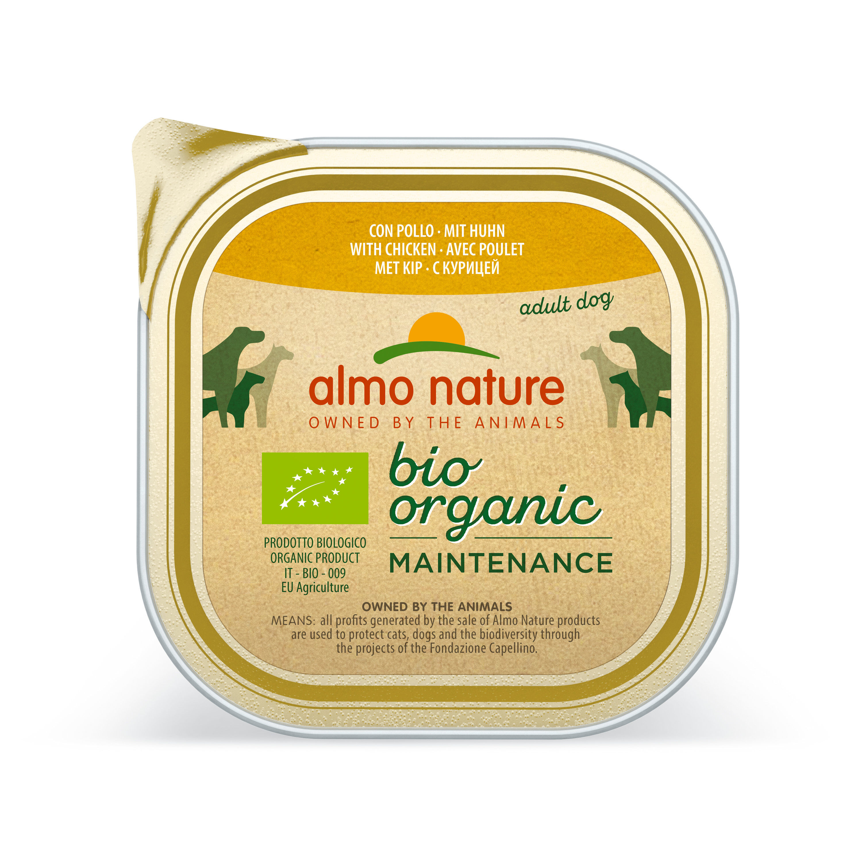 Almo Nature - P&acirc;t&eacute;e Bio Organic Poulet - 300g Image num&eacute;ro 1