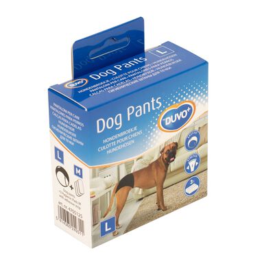 Duvoplus - Culotte Hygiénique pour Chien Noir
