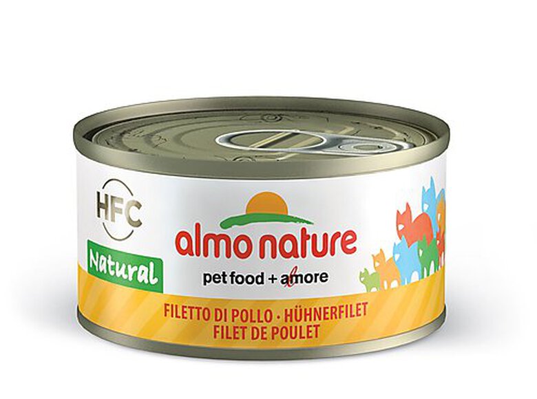 Almo Nature - Boîte Natural au Filet de Poulet pour Chat - 70g image number null