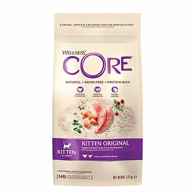 Wellness CORE - Croquettes Kitten Dinde et Poulet pour Chaton - 1,75Kg