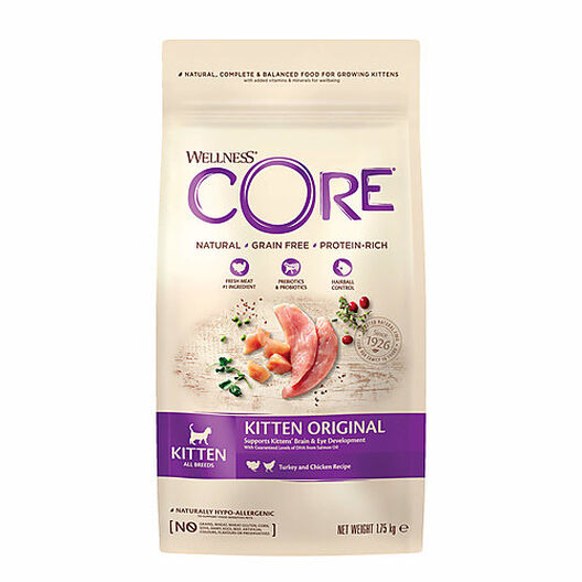 Wellness CORE - Croquettes Kitten Dinde et Poulet pour Chaton - 1,75Kg image number null