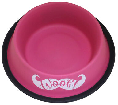 Croci - Bol Acier Pivoine Fuchsia pour Chiens