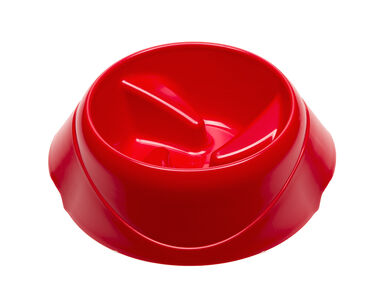 Ferplast - Ecuelle Anti-glouton Magnus Slow Rouge - S